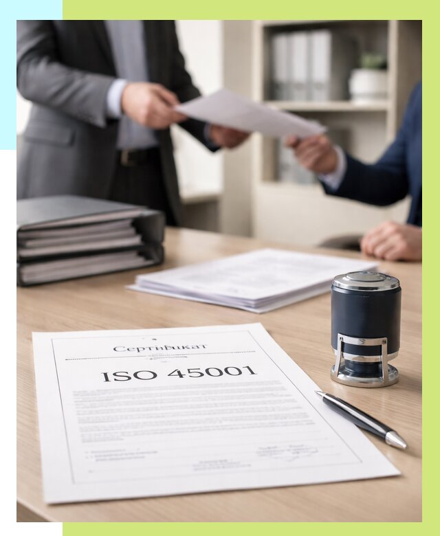 Сертификат ISO 45001 в Апатитах под ключ от 46674 р. | Сертэкс